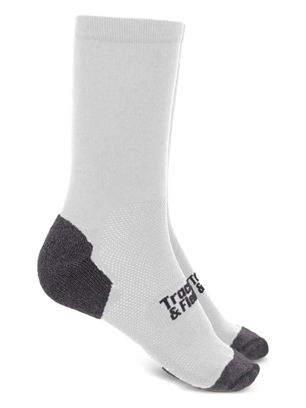 Track & Field Par de meias longas com logo | Branco | Image 1