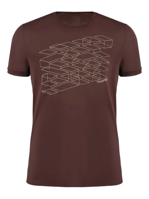 Track & Field Camiseta com estampa geométrica