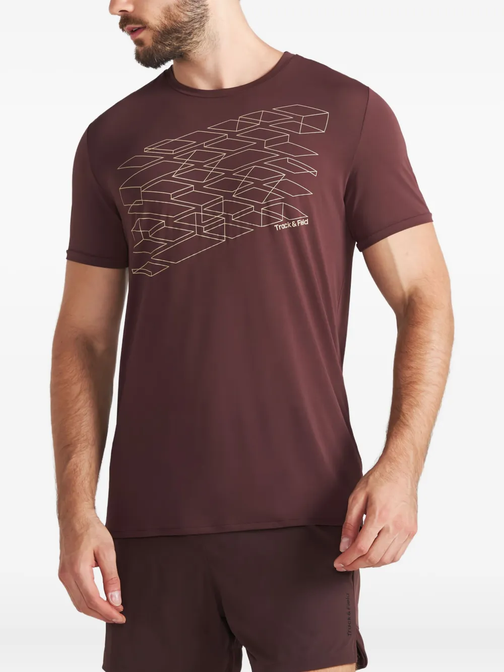 Track & Field Camiseta com estampa geométrica | Camisetas | Image 2