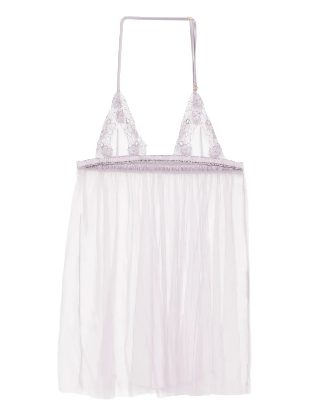 Kiki De Montparnasse Lace Slip In Purple
