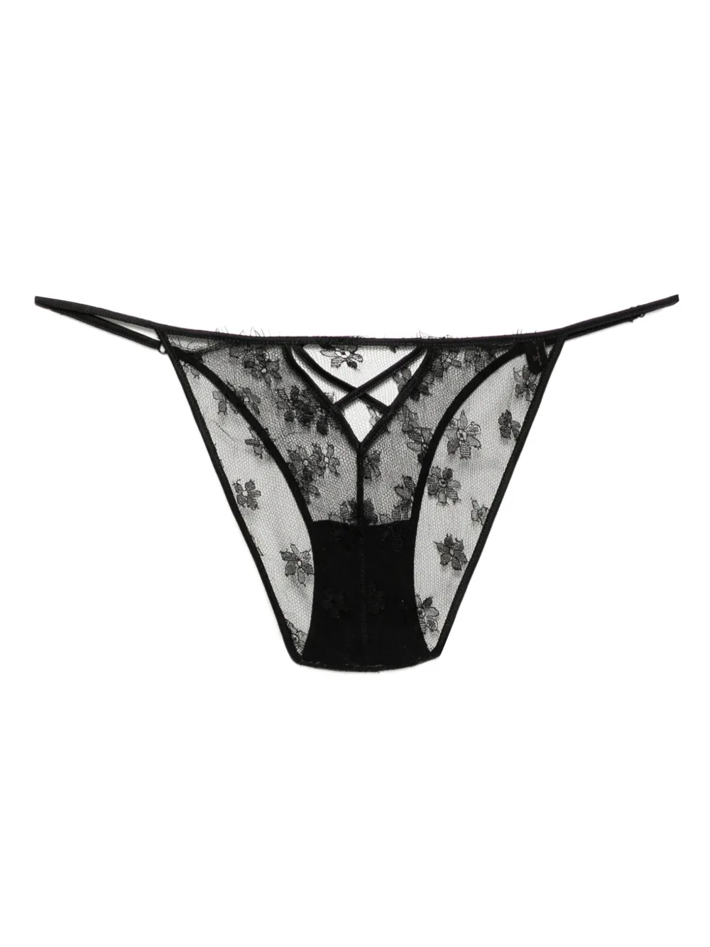 Kiki de Montparnasse Kanten panty - Zwart