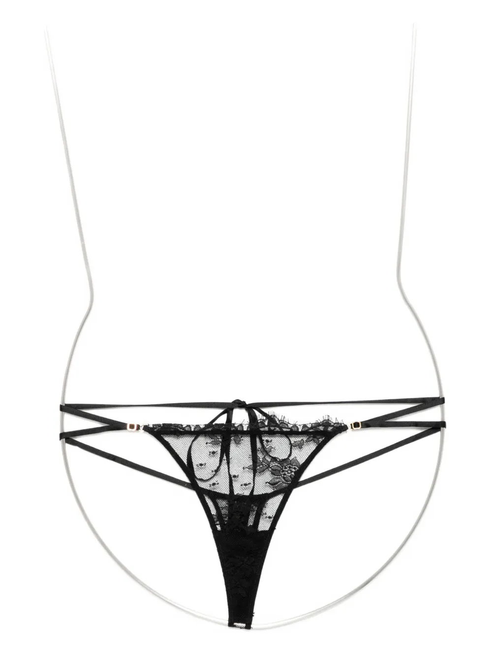 Kiki de Montparnasse Perizoma Jolie G - Nero