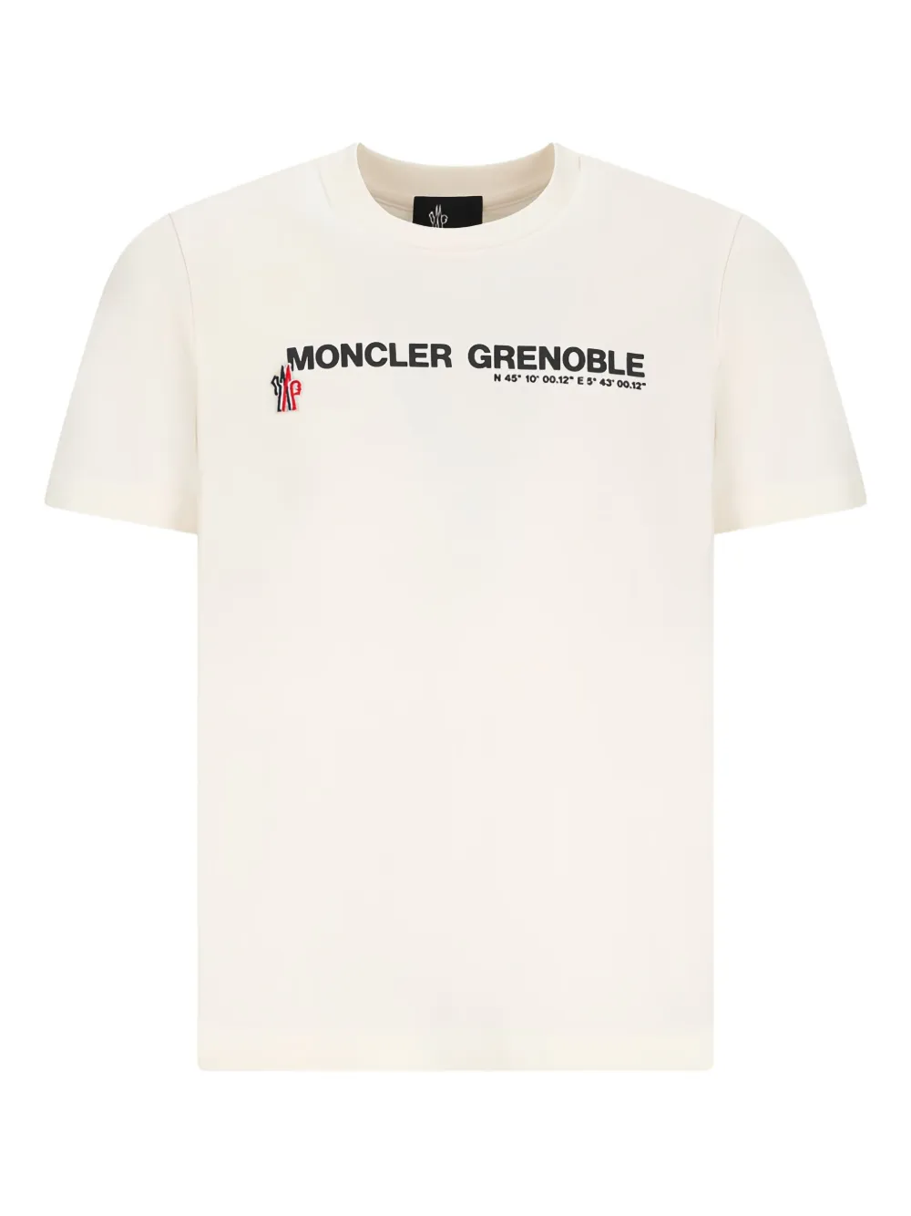 Moncler Grenoble T-shirt met logoprint Wit