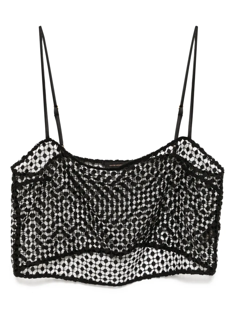 Kiki de Montparnasse Bandeau top Zwart