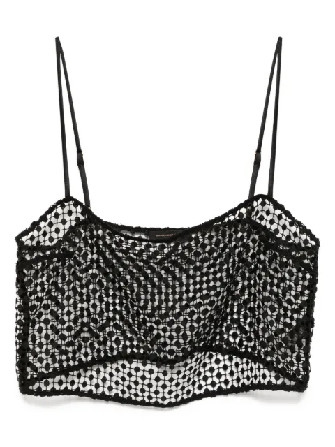 Kiki de Montparnasse pointelle bandeau top