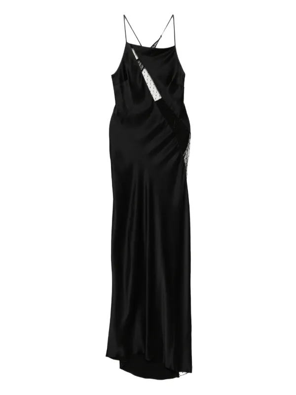 Kiki De Montparnasse Merci Maxi Dress | Black