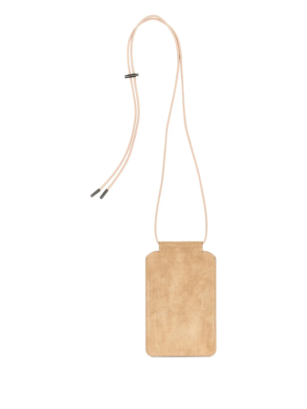 Shop Brunello Cucinelli Suede Phone Holder