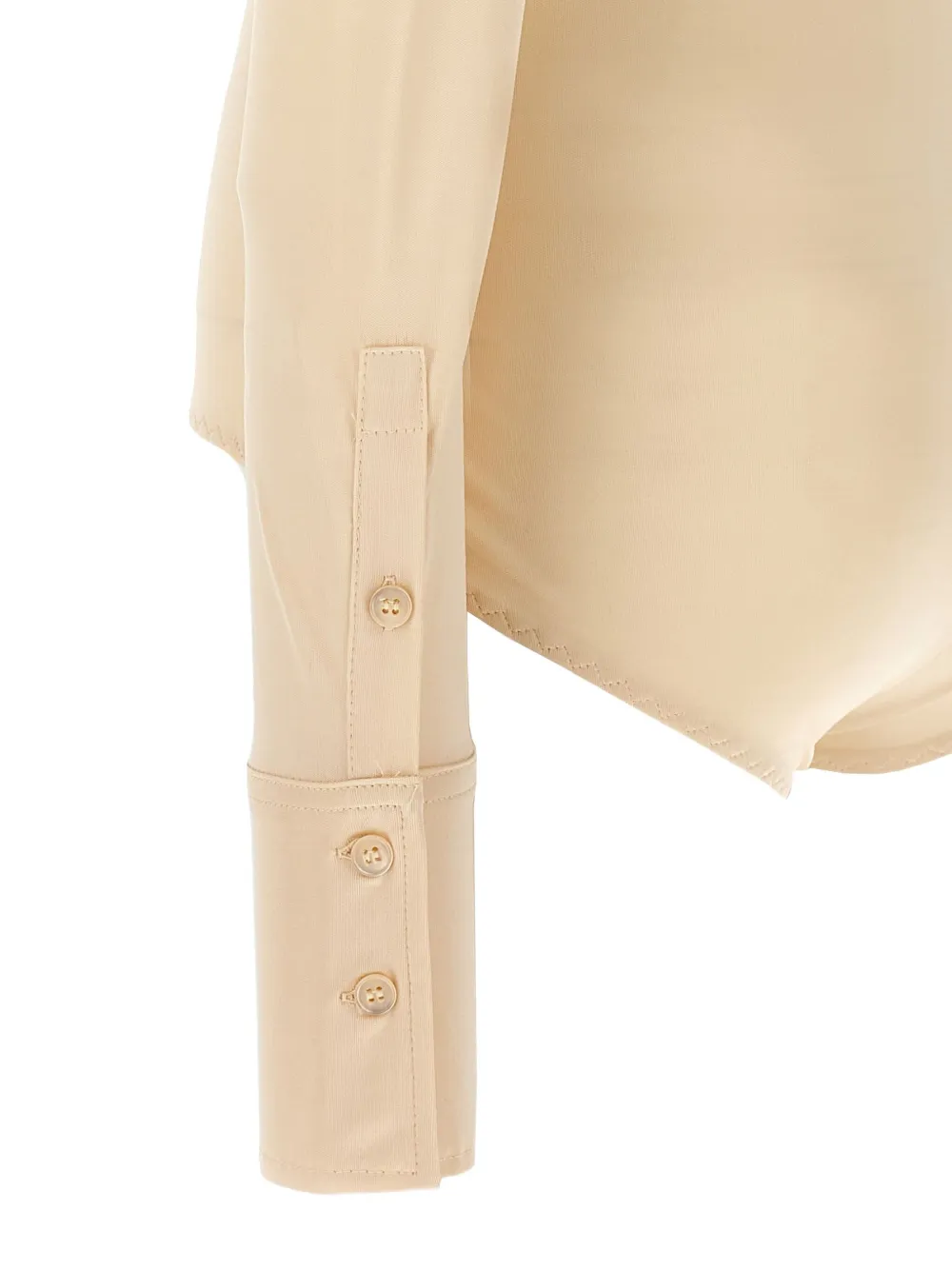Sportmax Pera body met knoopsluiting Beige