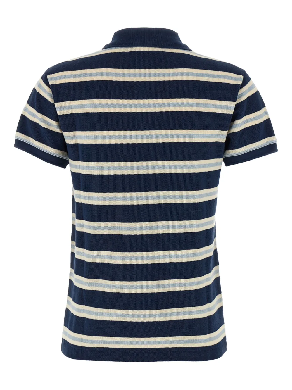 Maison Kitsuné Baby Fox gestreept poloshirt - Blauw