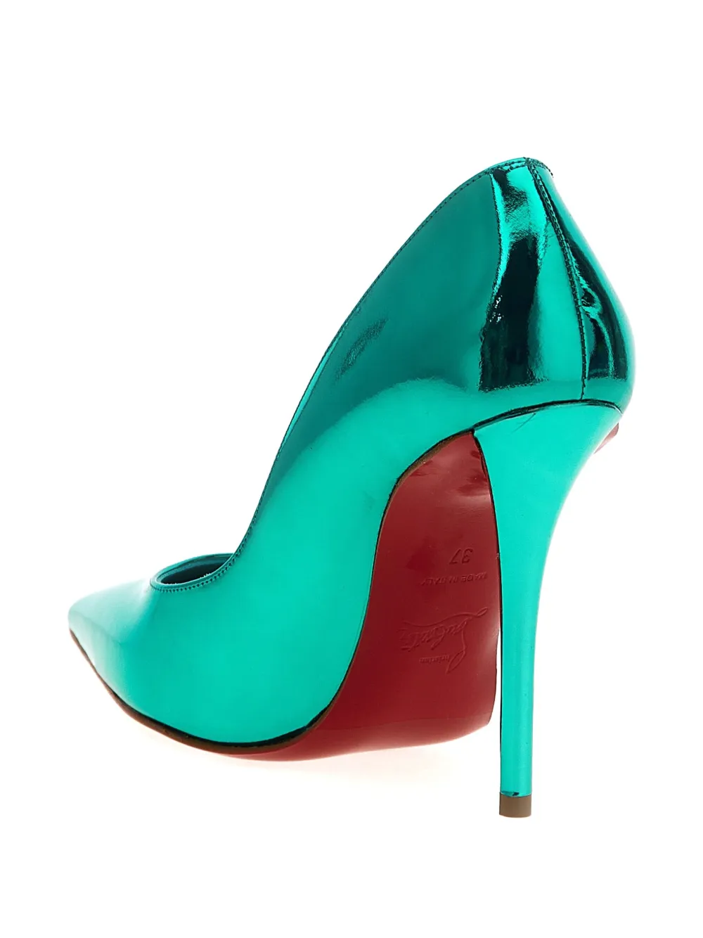 Christian Louboutin 100mm Miss Z metallic pumps | Heeled Pumps | Image 2