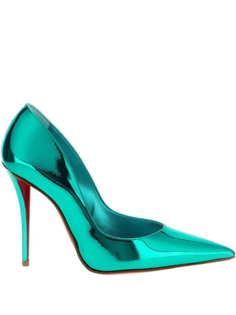 Christian Louboutin 100mm Miss Z metallic pumps
