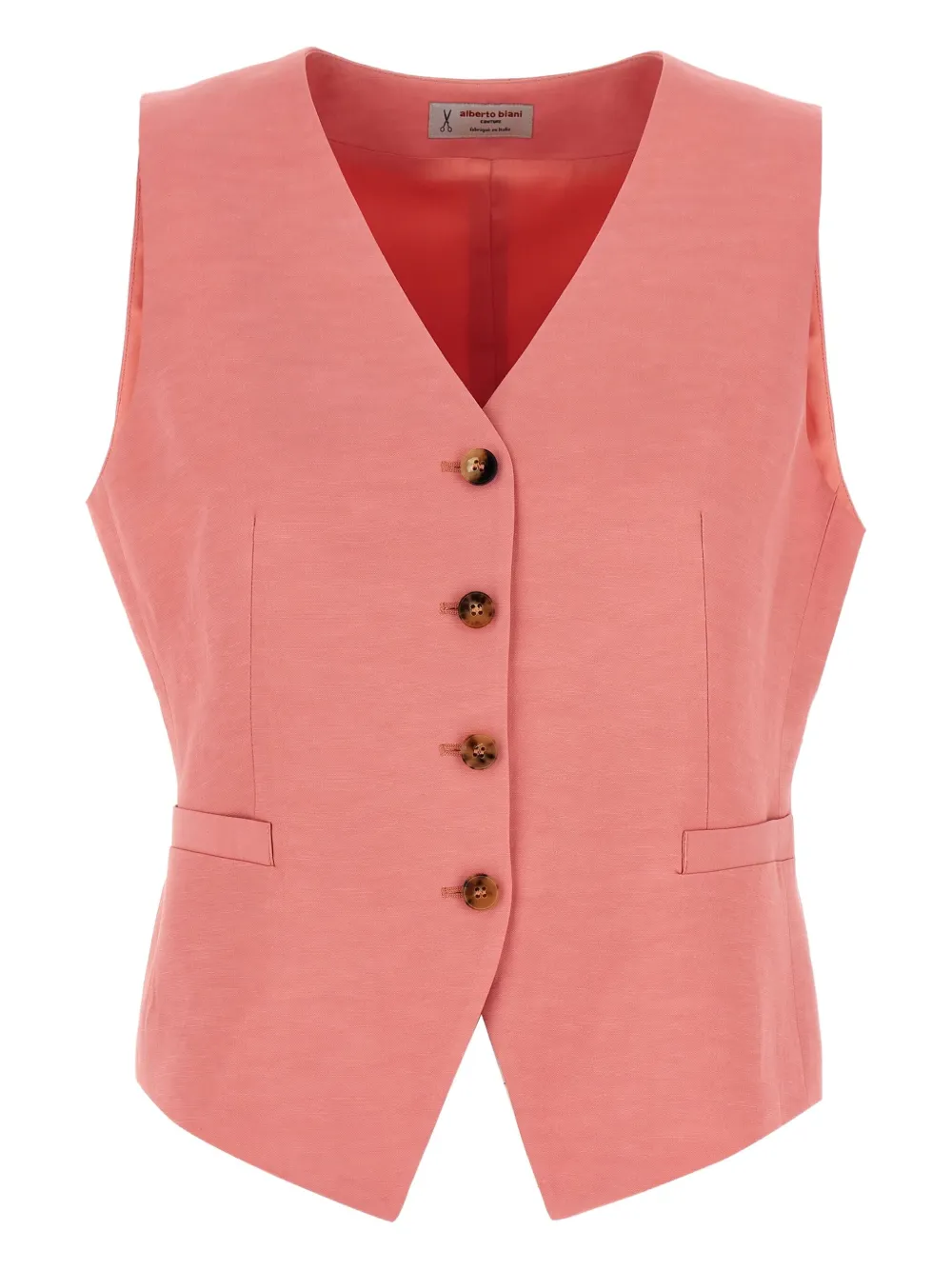Alberto Biani buttoned vest | Pink | Image 1
