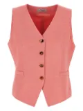 Alberto Biani buttoned vest - Pink