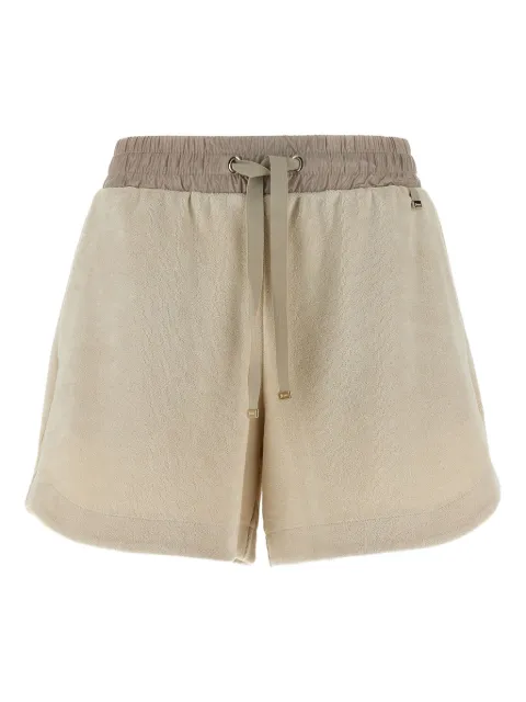 Herno elasticated-waist drawstring shorts