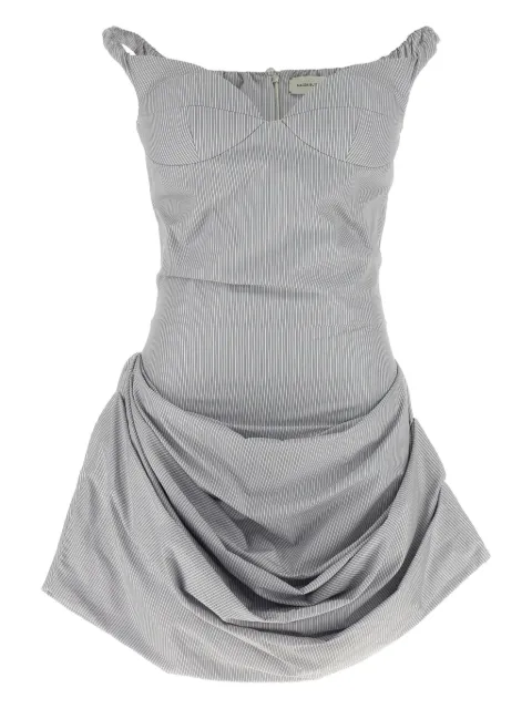 Magda Butrym 22 striped draped mini dress