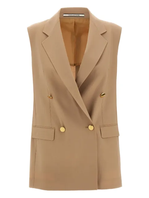 Tagliatore Bernice double-breasted sleeveless blazer
