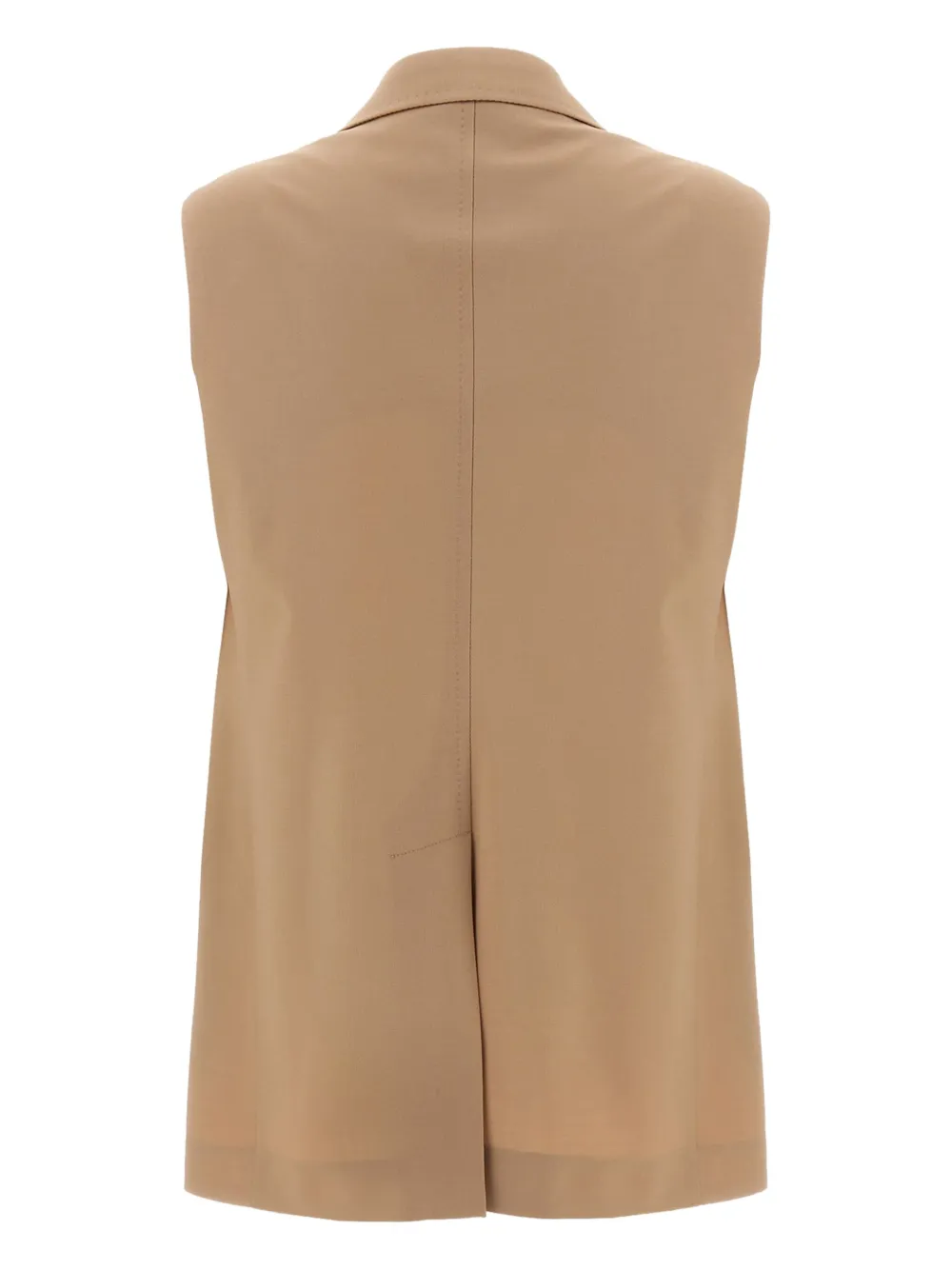 Tagliatore Bernice dubbele rij knopen mouwloze blazer Bruin