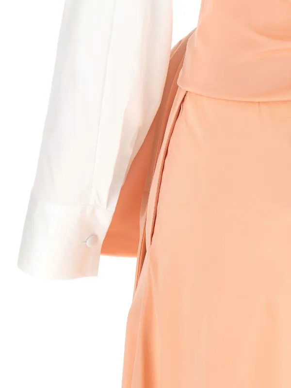 bernadette orange dress Bernadette Bateau Neckline Mini Dress - Orange Dresses, Clothing -  BERNA21648