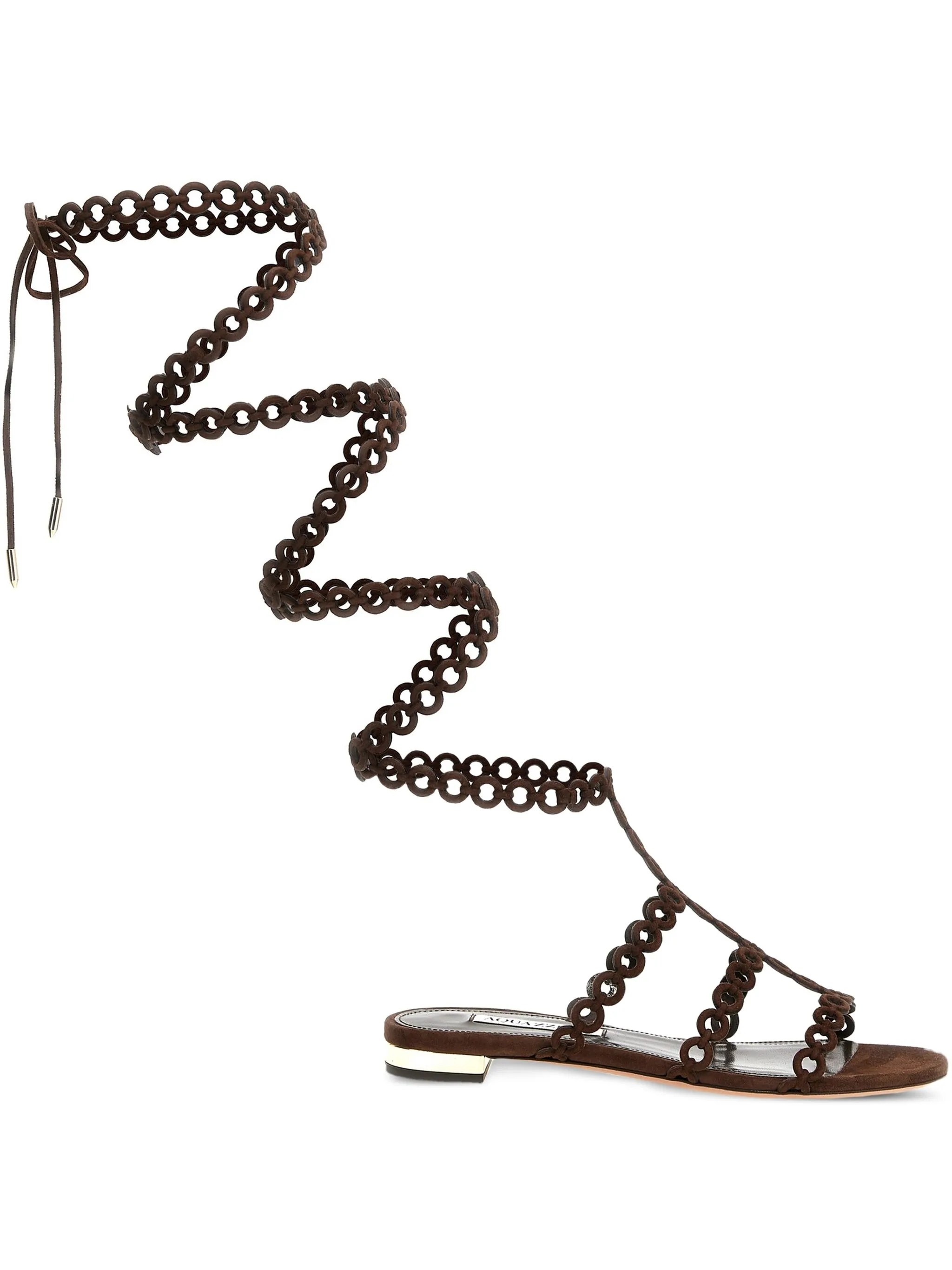 Aquazzura Infinity Chain Gladiator sandals