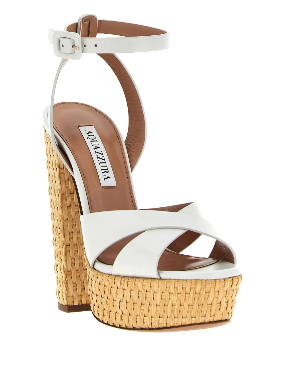 Aquazzura 140 mm Sunseeker sandalen Wit