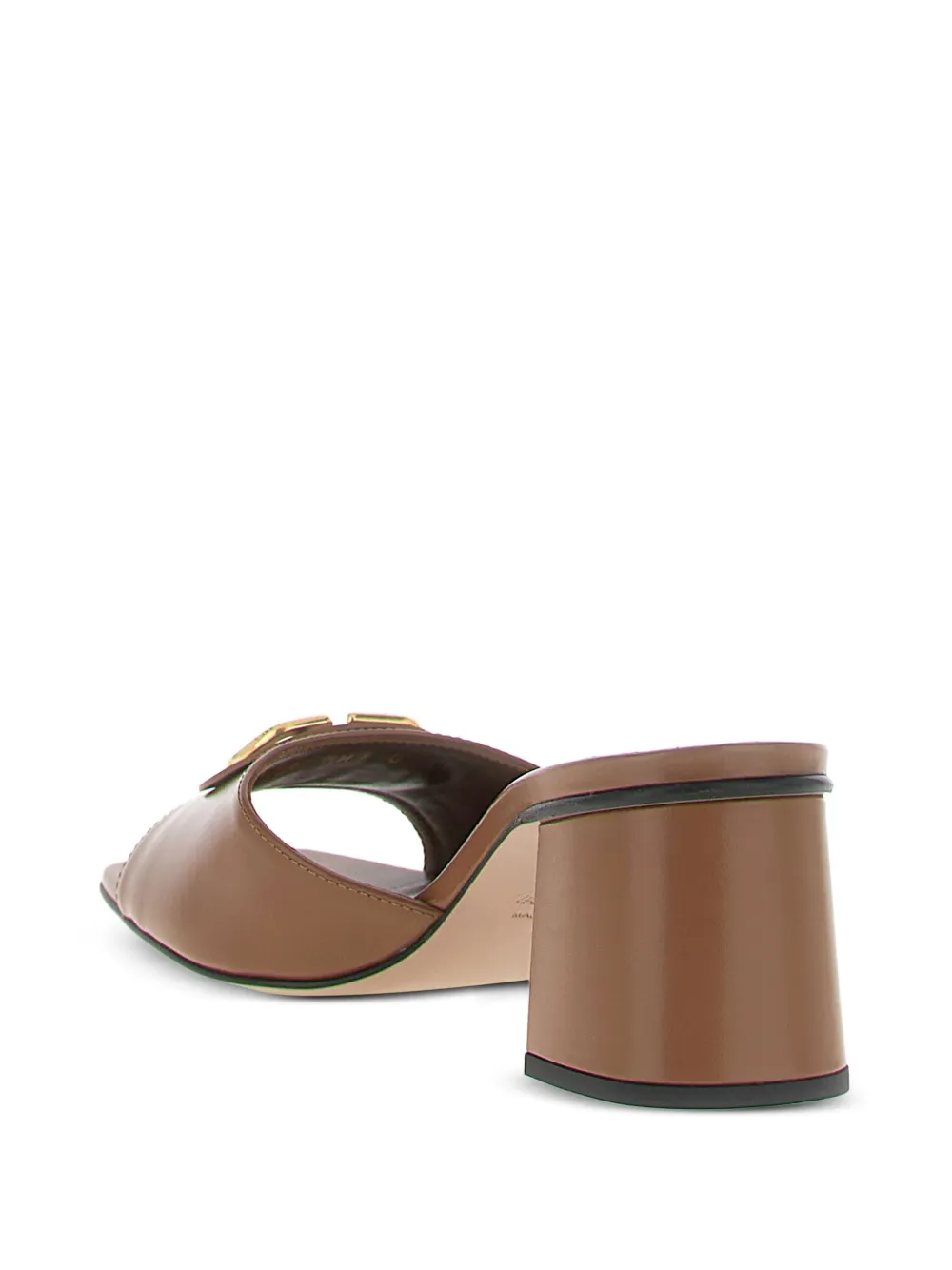 Valentino Garavani 60 mm VLogo Signature leren sandalen Bruin