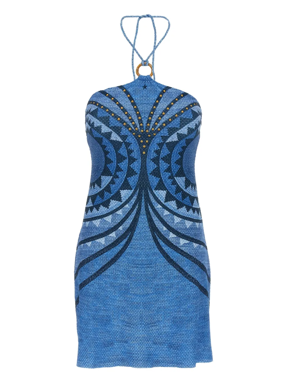 Intreccio Africano halterneck dress