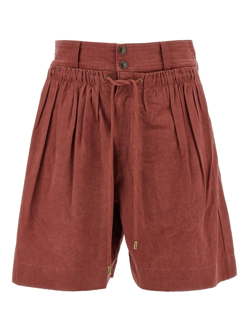 Isabel Marant Ingrid Drawstring High-waist Shorts
