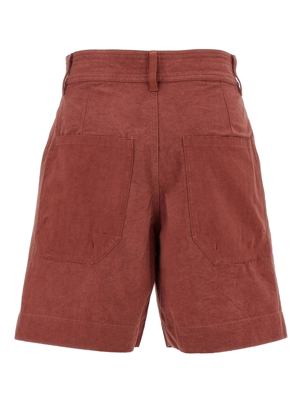 ISABEL MARANT Ingrid high waist shorts met trekkoord Rood