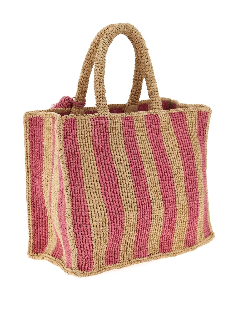 MC2 Saint Barth Colette raffia shopper Beige