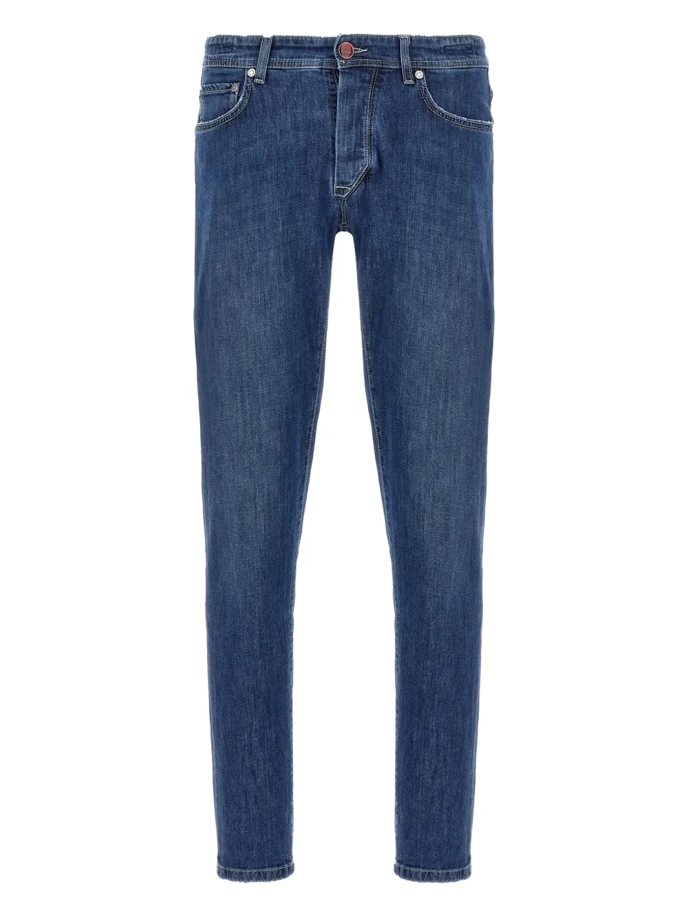 Barba logo-patch jeans | Blue | Image 1