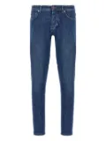 Barba logo-patch jeans - Blue