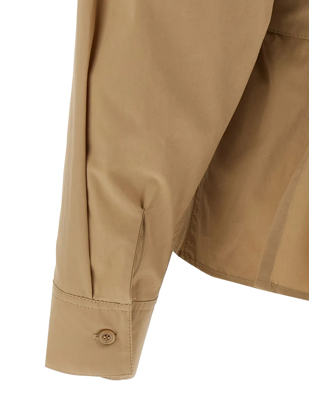 Max Mara Artu1234 cargo jack met ceintuur Beige