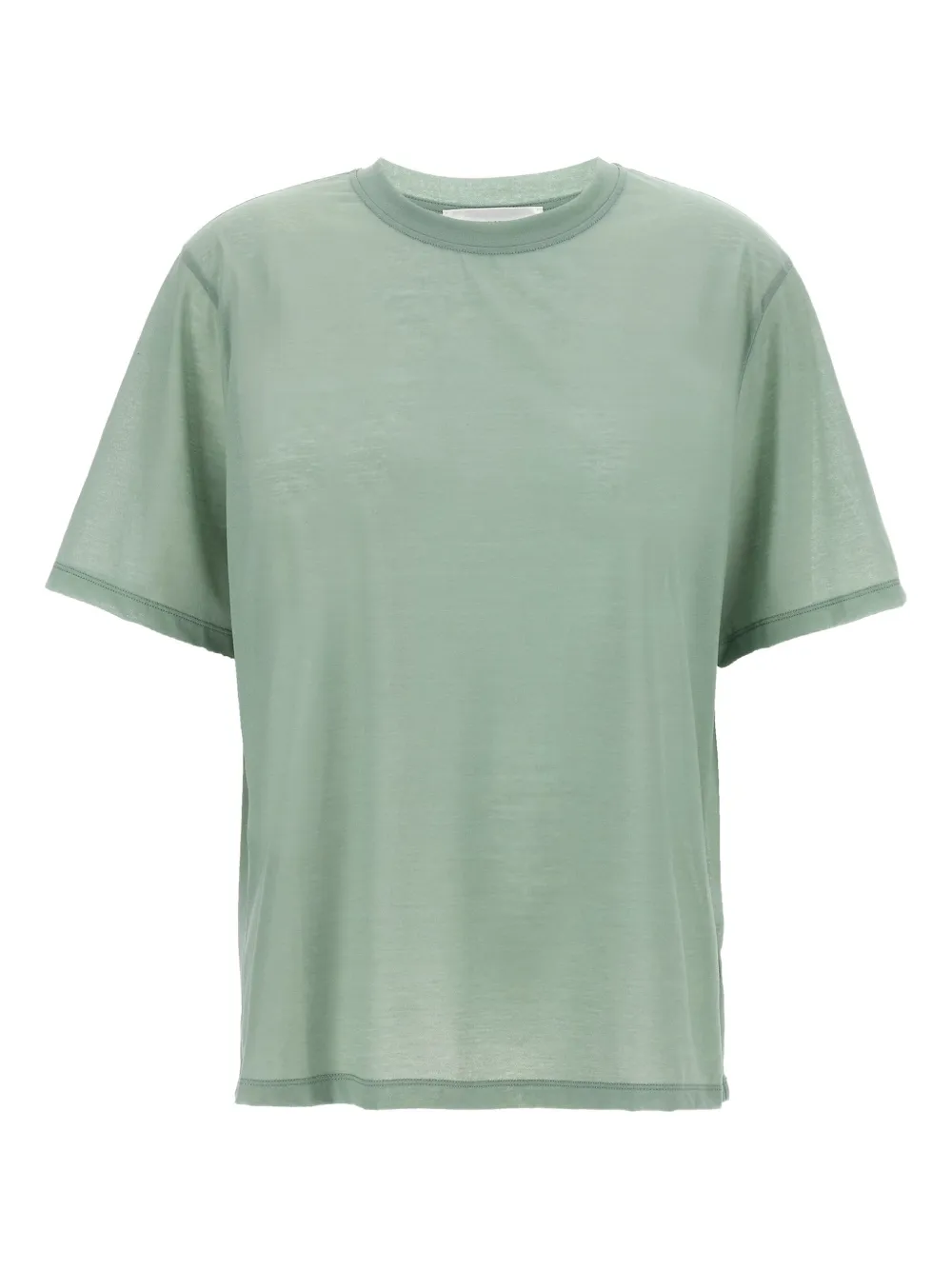 Victoria Beckham T-shirt met geborduurd logo Groen