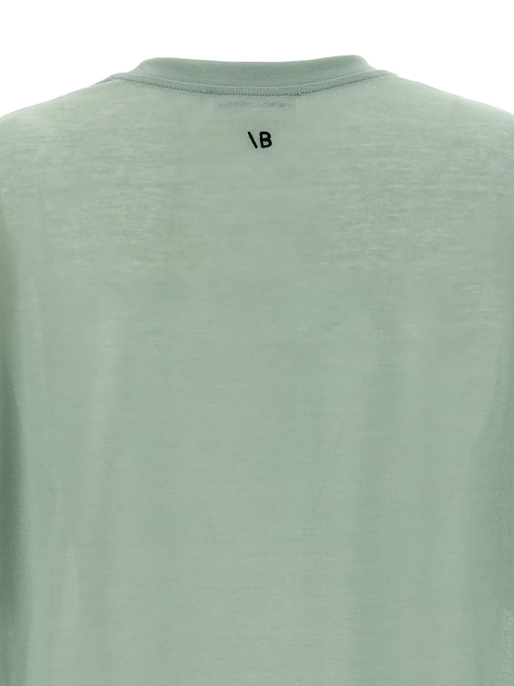 Victoria Beckham T-shirt met geborduurd logo Groen
