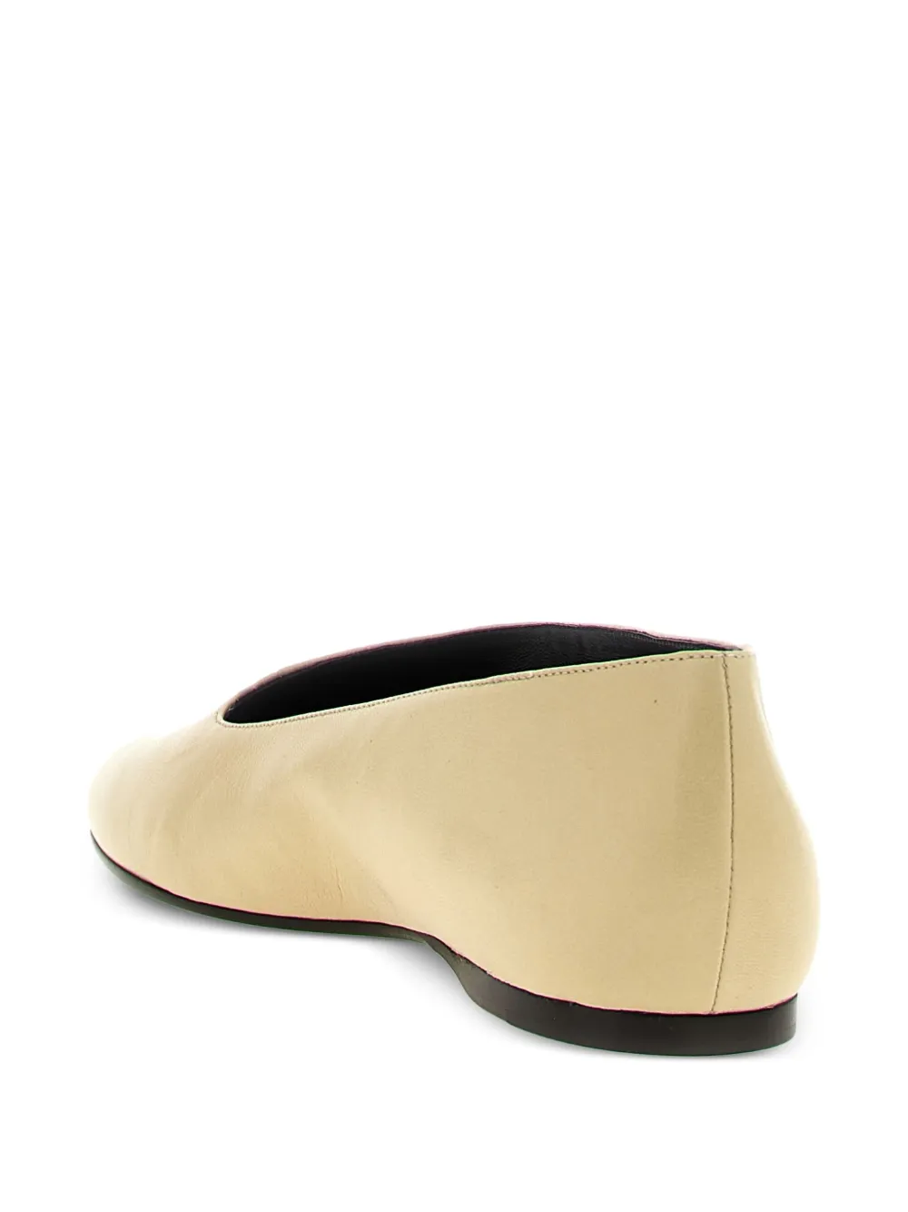 KHAITE Diana ballet flats Neutrals