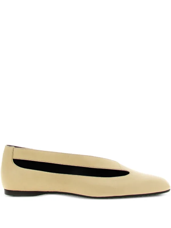 フラットシューズ Khaite 'Diana' Ballet Flats KHAITE Diana Ballet Flats | Neutrals | FARFETCH