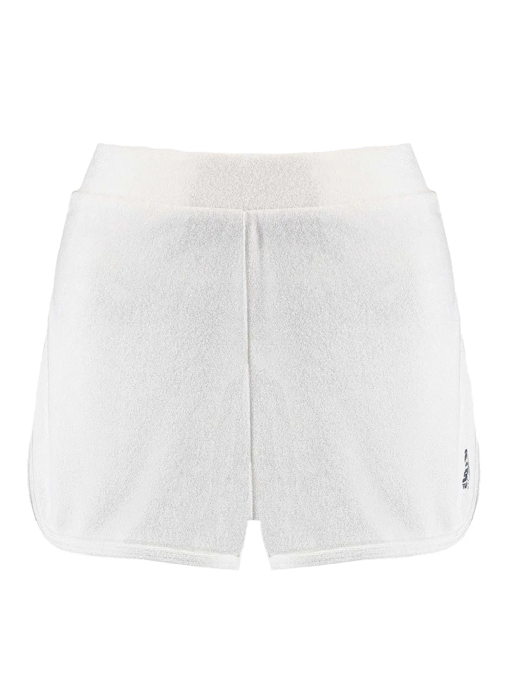 Track & Field Short com listras na lateral e bordado | Branco | Image 1