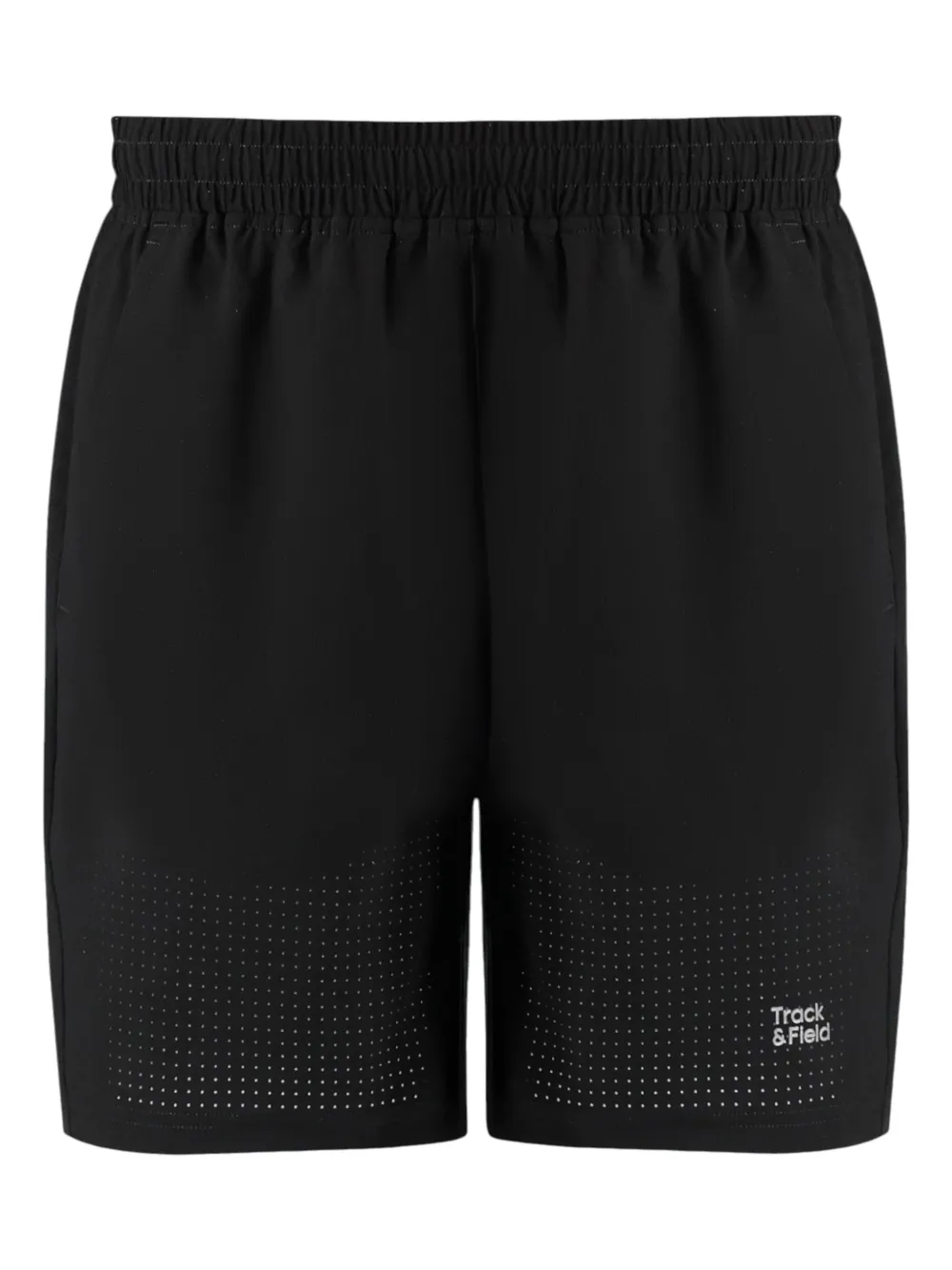 Track & Field Bermuda com bolso perfurado | Preto | Image 1