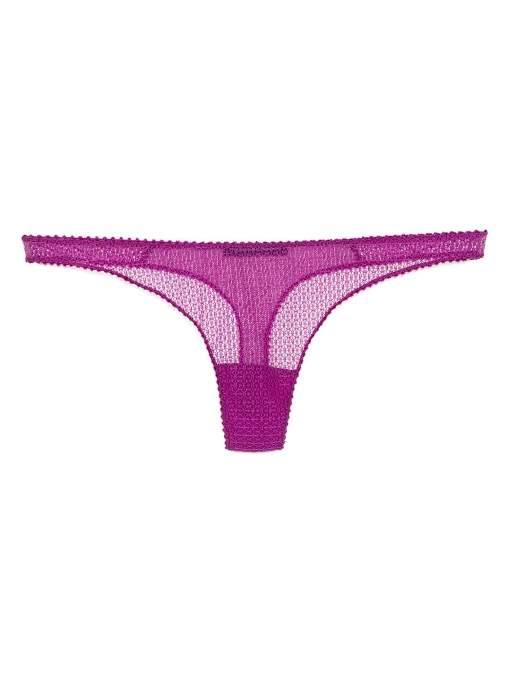 Kiki de Montparnasse Gehaakte string Paars