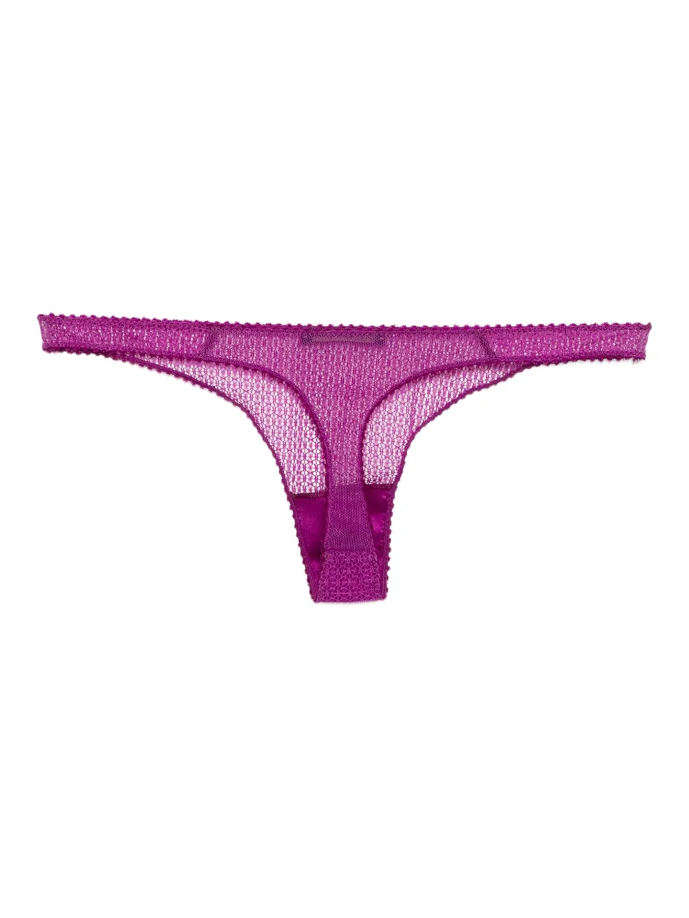Kiki de Montparnasse Gehaakte string Paars