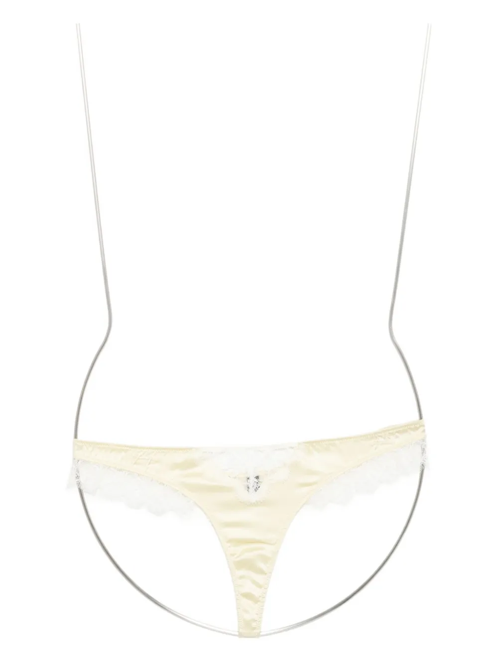 Kiki de Montparnasse Perizoma con pizzo - Giallo