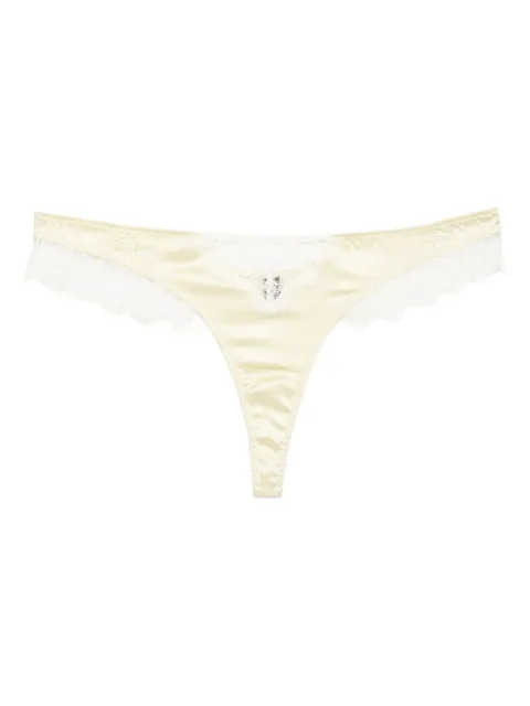 Kiki de Montparnasse lace inset thong