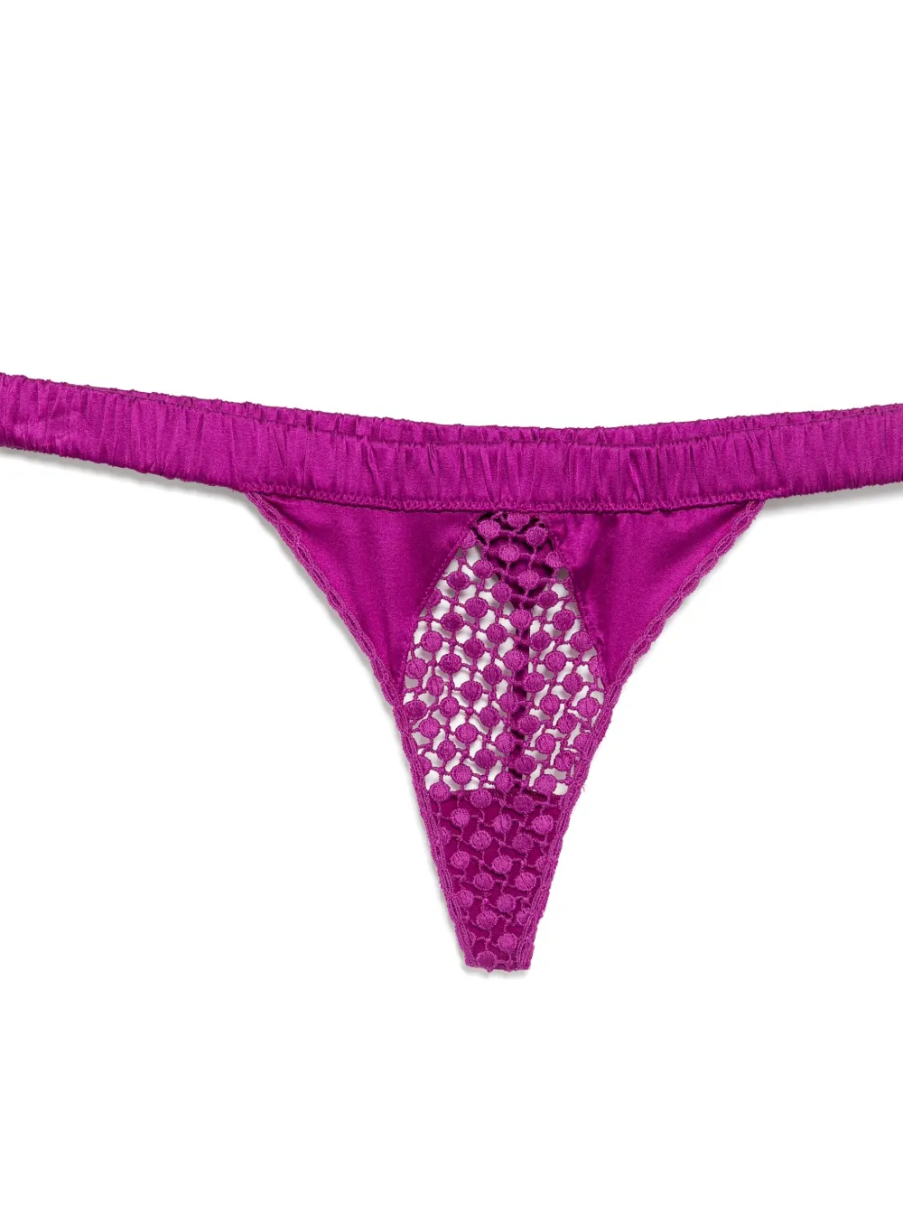 Kiki de Montparnasse Pointille string Paars