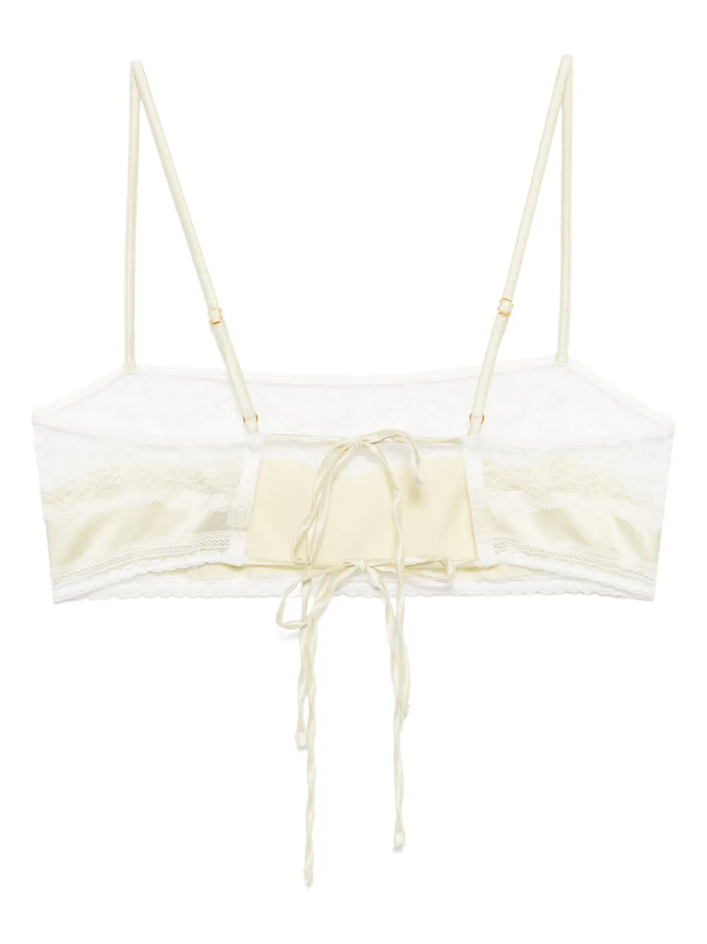 Kiki de Montparnasse Gelaagde bandeau bh Geel