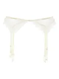 Kiki de Montparnasse lace inset garter belt - Yellow