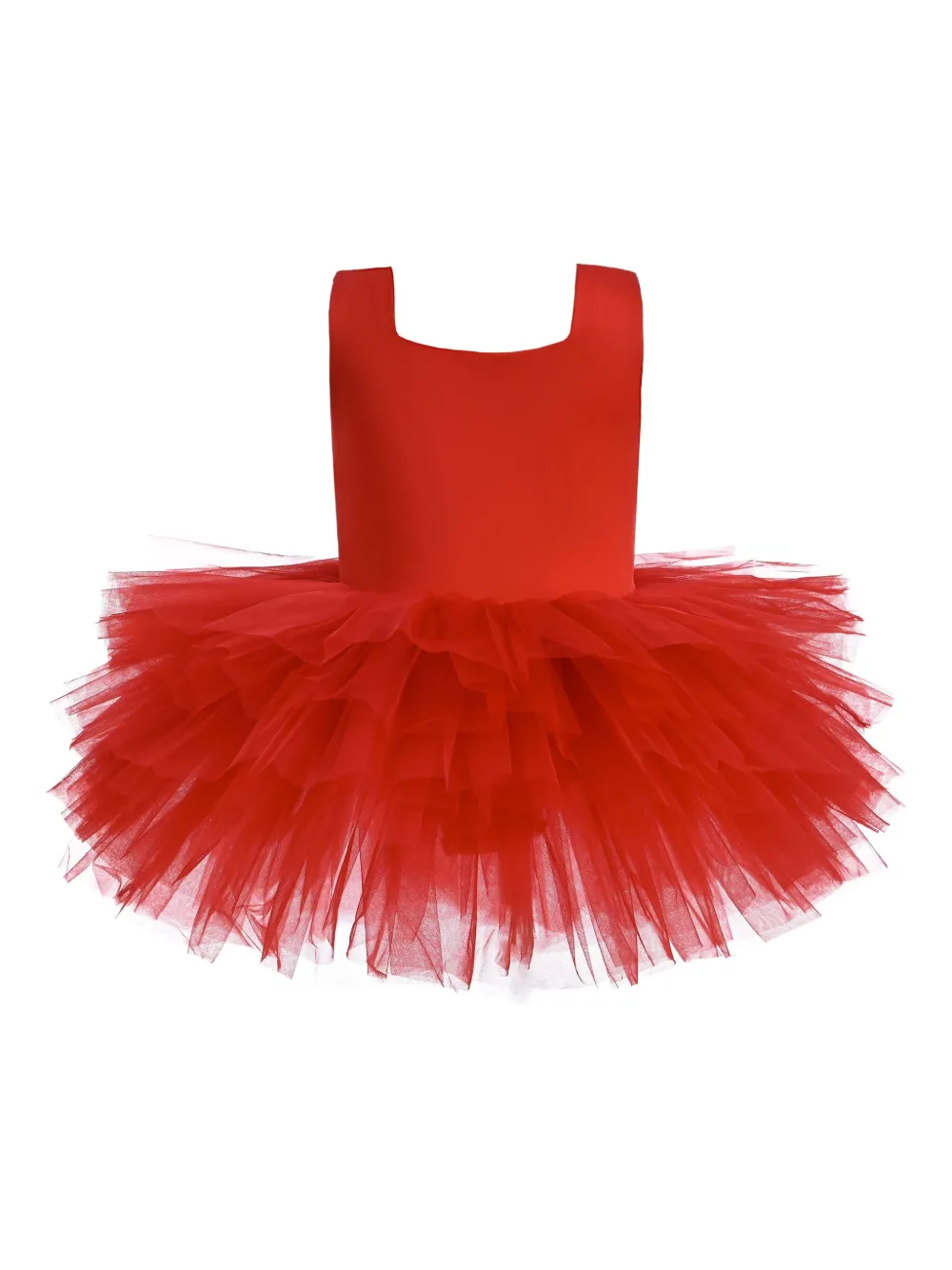 Mimi Tutu robe tutu Jen à encolure carrée | rouge | Image 1