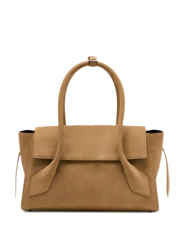 Proenza Schouler Small Tate Bag in Nubuck Calf in Neutrals