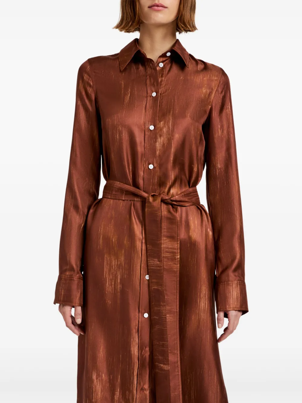 Proenza Schouler Amaya jurk Bruin