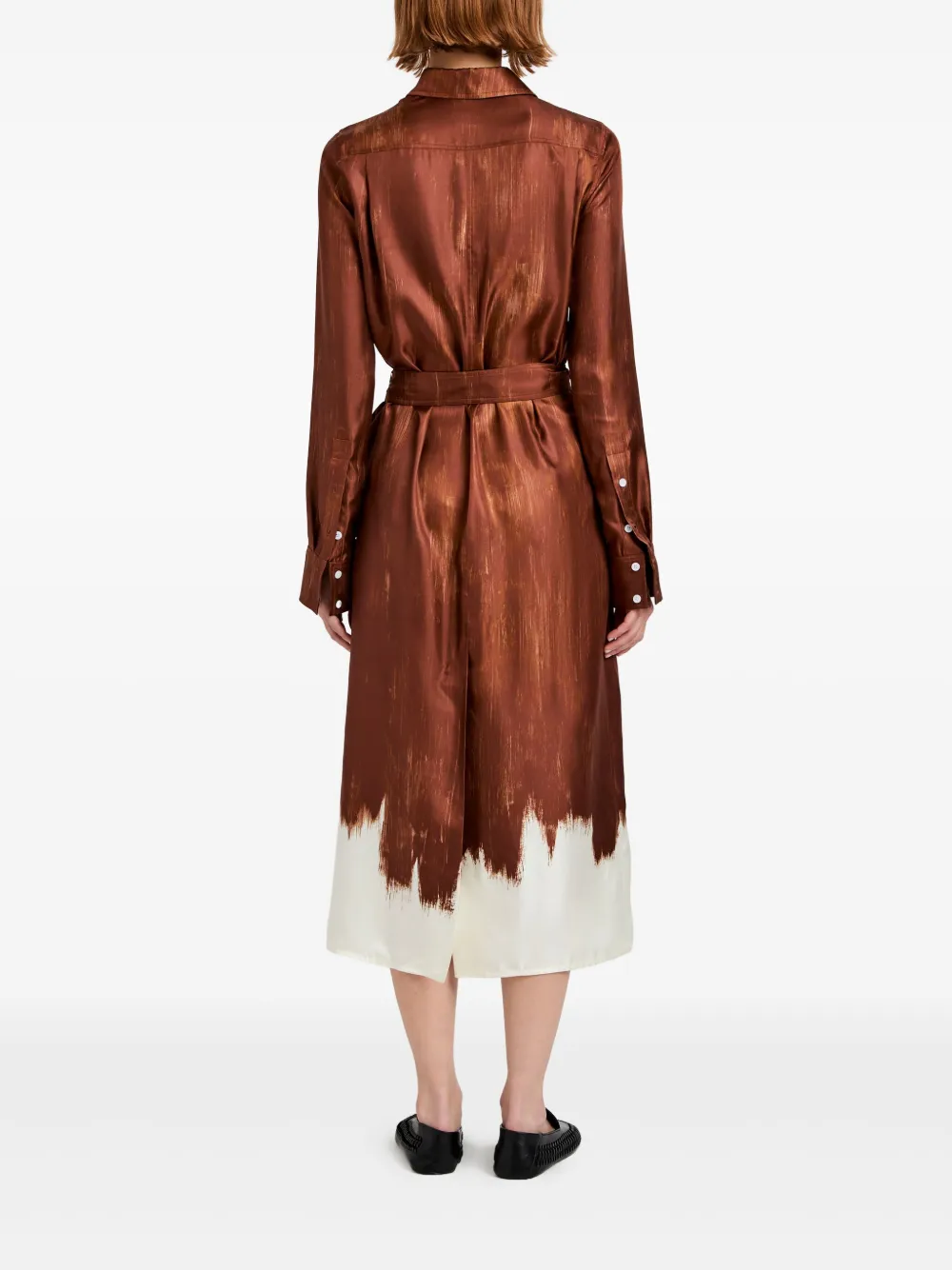 Proenza Schouler Amaya jurk Bruin