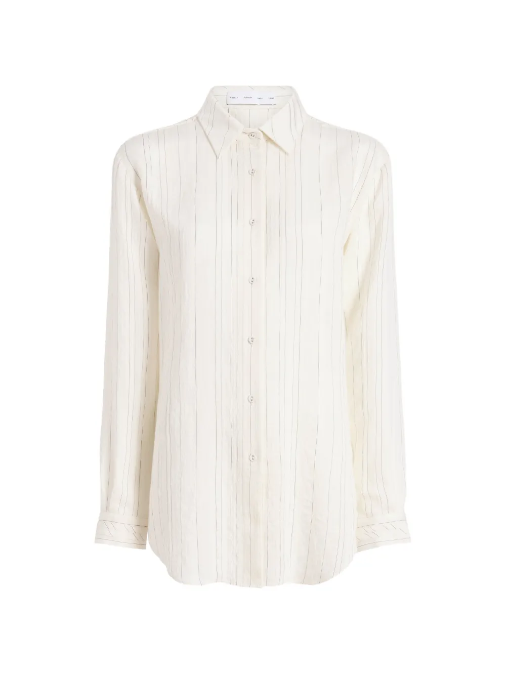 Proenza Schouler White Label Raven gestreept geweven blouse Wit
